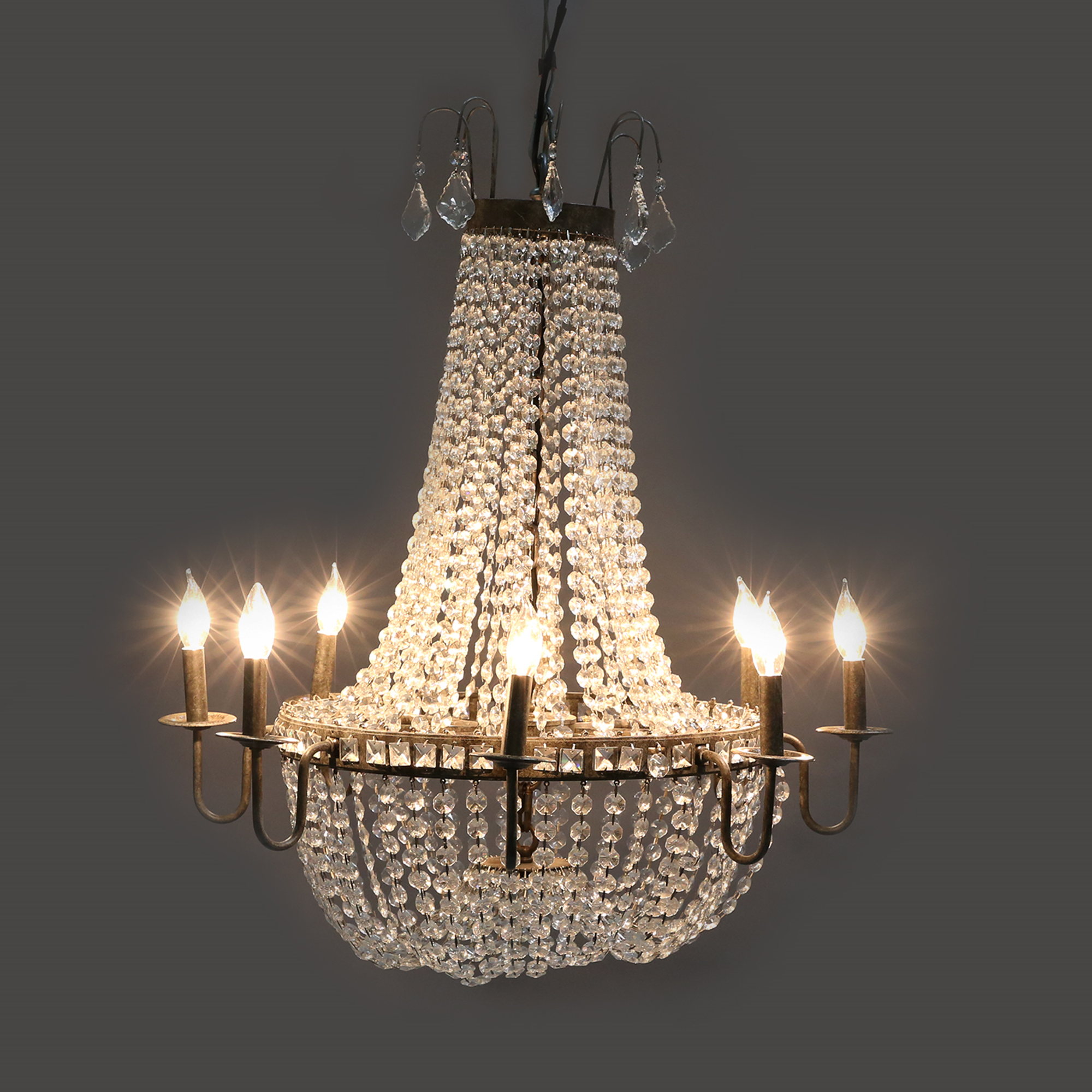 Vintage 2024 crystal chandelier