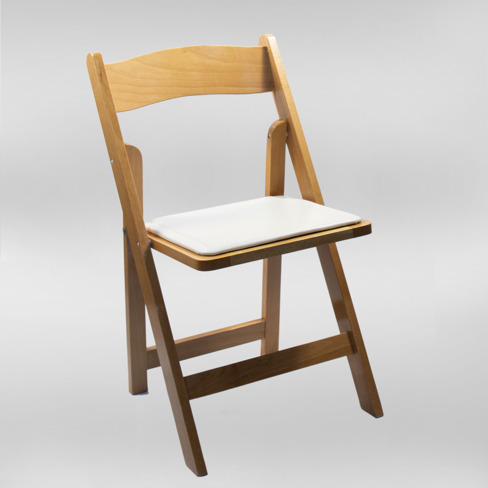 Natural Finish Wood Folding Chair Town Country Event Rentals