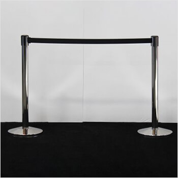 CHROME RETRACTABLE STANCHIONS