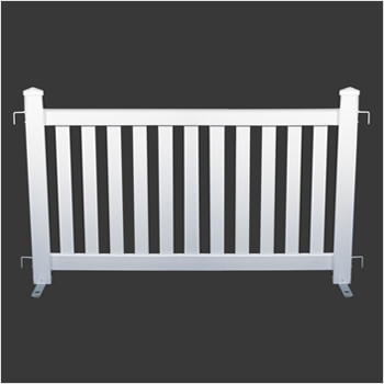 WHITE PVC FENCING