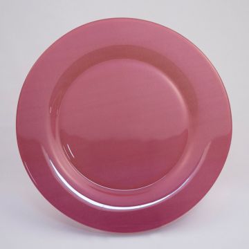 12" VIBE Raspberry Place Plate