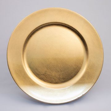 13" Gold Charger Plate