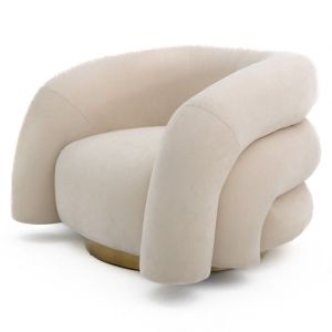 Pompeii Lounge Chair, Beige