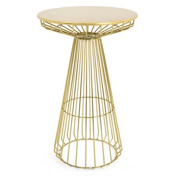 Wire Highboy, Gold