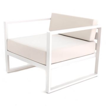 Cancun Lounge Chair, White