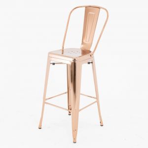 Jasper Barstool, Rose Gold