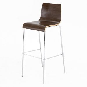 Mercer Barstool, Dark Wood