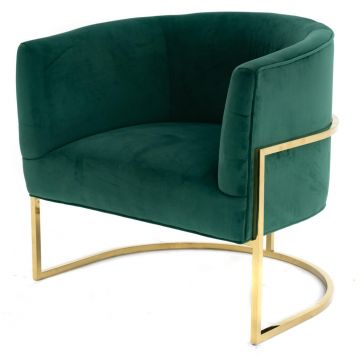Bari Lounge Chair, Emerald