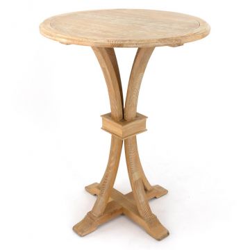 Cambria Natural Round Stand-Up Table