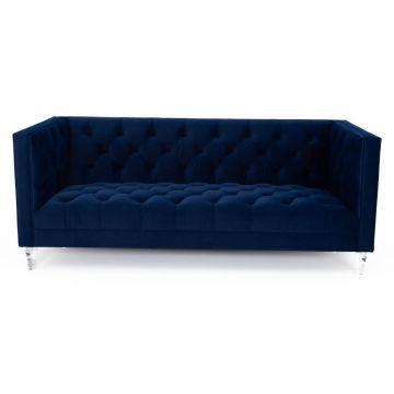 Milan Loveseat, Blue