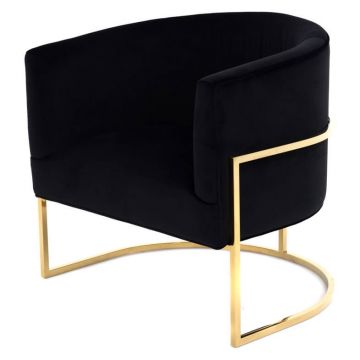Bari Lounge Chair, Black