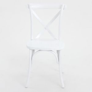 Crossback Chair, White