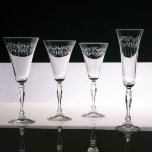 Angelica Etched Stemware