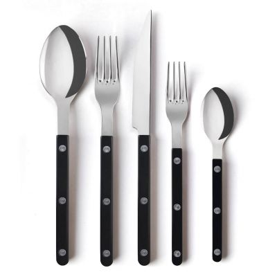 Vanys Matte Black Silverware Flatware Cutlery Set Stainless Steel