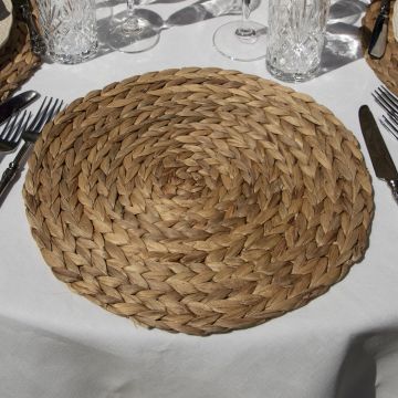 14" Round Tulum Woven Charger