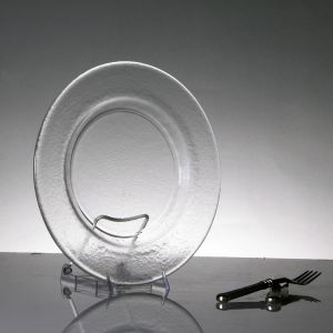 Gabriella Hammered Glass Plates