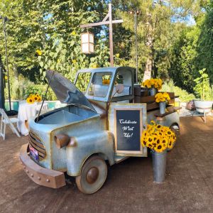 Vintage 1940's Farm Truck Short Bed