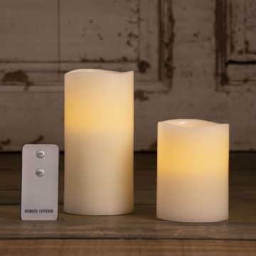 Remote Controlled Pillar Candles