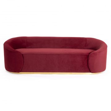 Monroe Sofa, Merlot