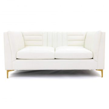 Dolce Loveseat, White