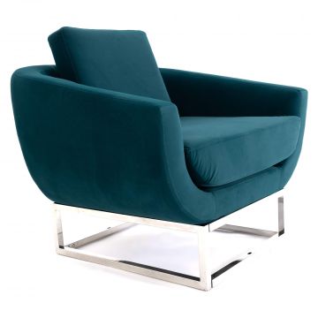 Capri Lounge Chair, Emerald