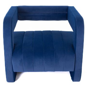 Mia Lounge Chair, Navy Blue