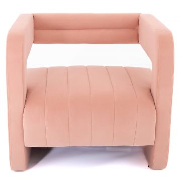 Mia Lounge Chair, Blush