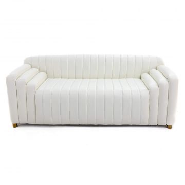 Moma Loveseat, White