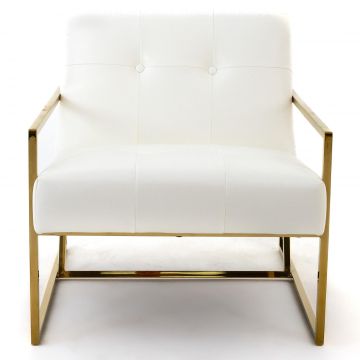 Soho Lounge Chair, White