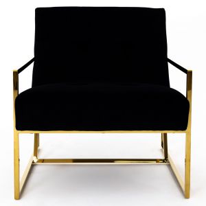 Soho Lounge Chair, Black