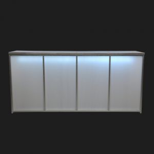 8' Translucent Vinyl Bar with LED Lights