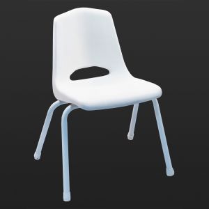 Children's White Plastic Chair