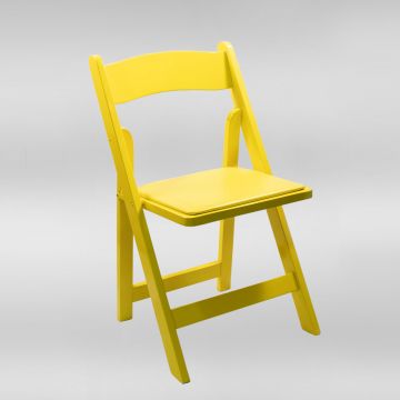 Crayon Yellow Folding Chair