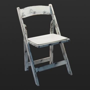 Distressed Folding Chair