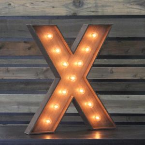 Marquee Letter 'X'