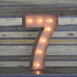 Edison Marquee Number - 