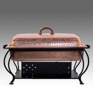 Edison Burnt Copper Rectangular Chafer