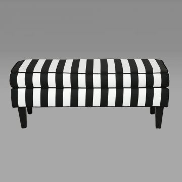 Encore Black & White Bench