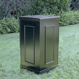 Infierno Black Corner Bar Pedestal