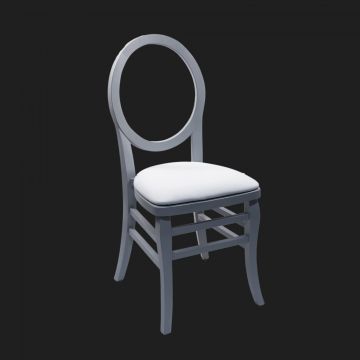 Louis "O" Silver Chair