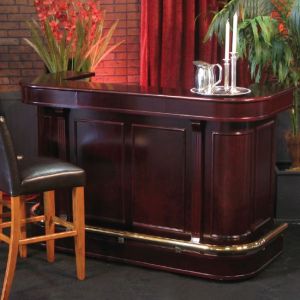 6' Mahogany Wrap Around Bar