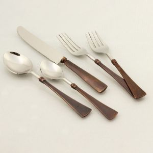 Copper Handle Silverware