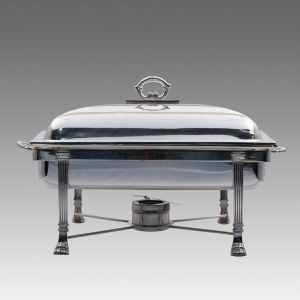 Silver 8 Quart Rectangular Chafer