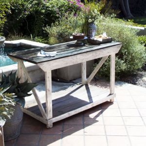 Vineyard Natural Top Potting Bench Bar