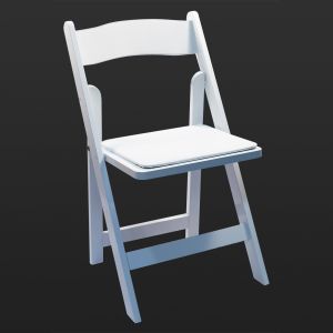 White Folding Chair