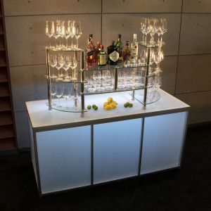 Glass Buffet Risers