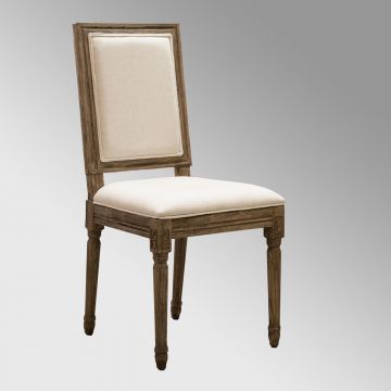 Cambria Dining Chair Natural Linen Seat