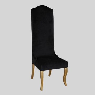 Chaplin Black Tall Side Chair