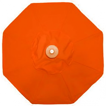 9' Tangerine Market Umbrella