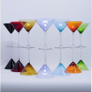 Prisma Martini Glasses